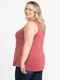 Women's Scoop Neck Loose Fit Tank