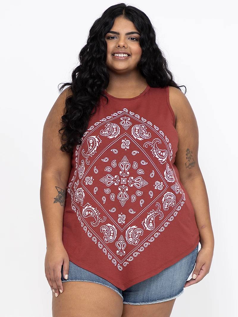 Women's Bandana Tank