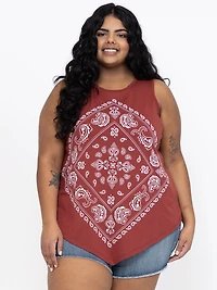 Women's Bandana Tank