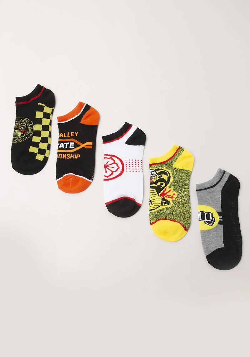 Women’s 5 Pack Cobra Kai Championship Ankle Socks