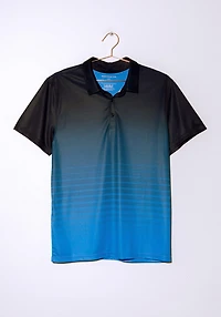Men's Athletic Ombre Polo Shirt