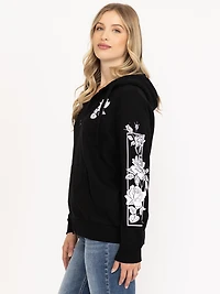 Women's Rose Zip Hoodie