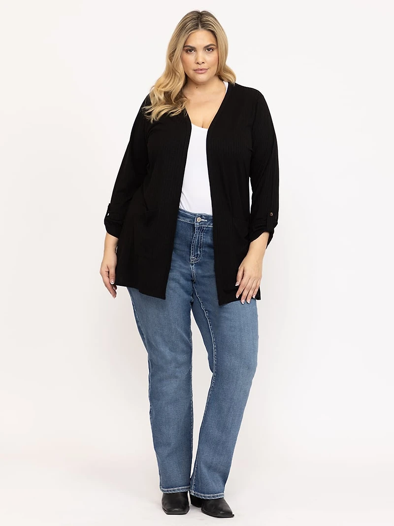 Women's Ribbed Cardigan