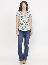 Women's Butterfly Scoop Neck Tee