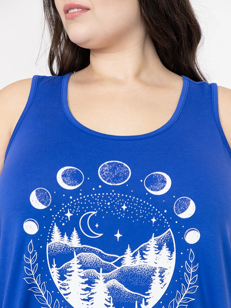 Women's Moon Racerback Tank
