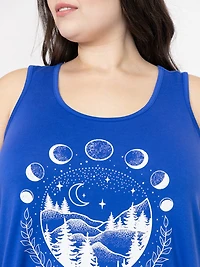 Women's Moon Racerback Tank