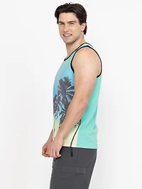 Men's Palm Tree Sublimation Tank