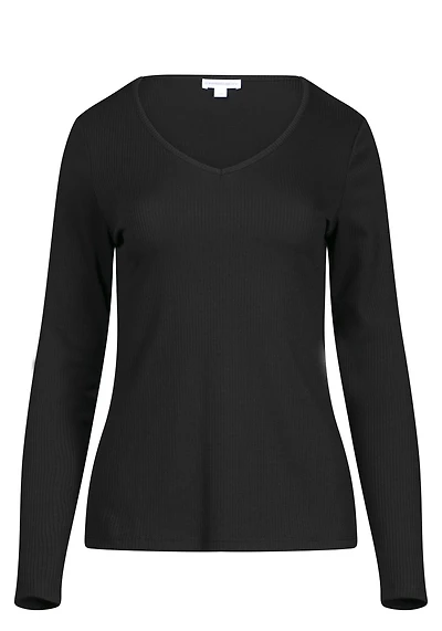Women's Longsleeve Rib Knit Tee