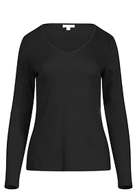 Women's Longsleeve Rib Knit Tee