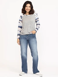 Women's Geo Twist Hem Top