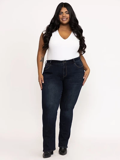 Women's Plus Baby Boot Jeans