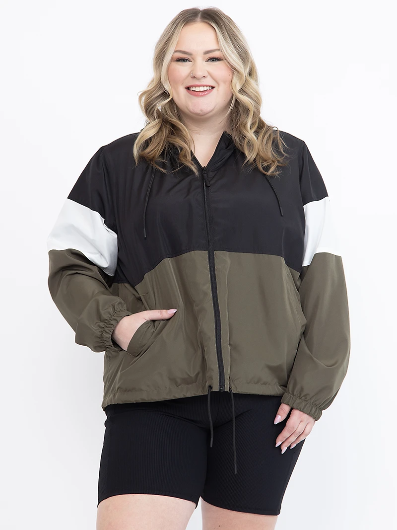 Women's Colourblock Windbreaker