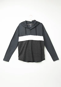 Men's Everyday Hooded Colour Block Tee