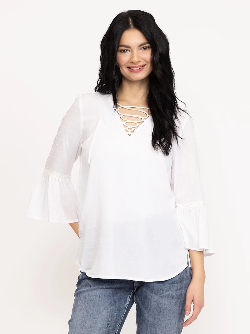 Women's Bell Sleeve Top