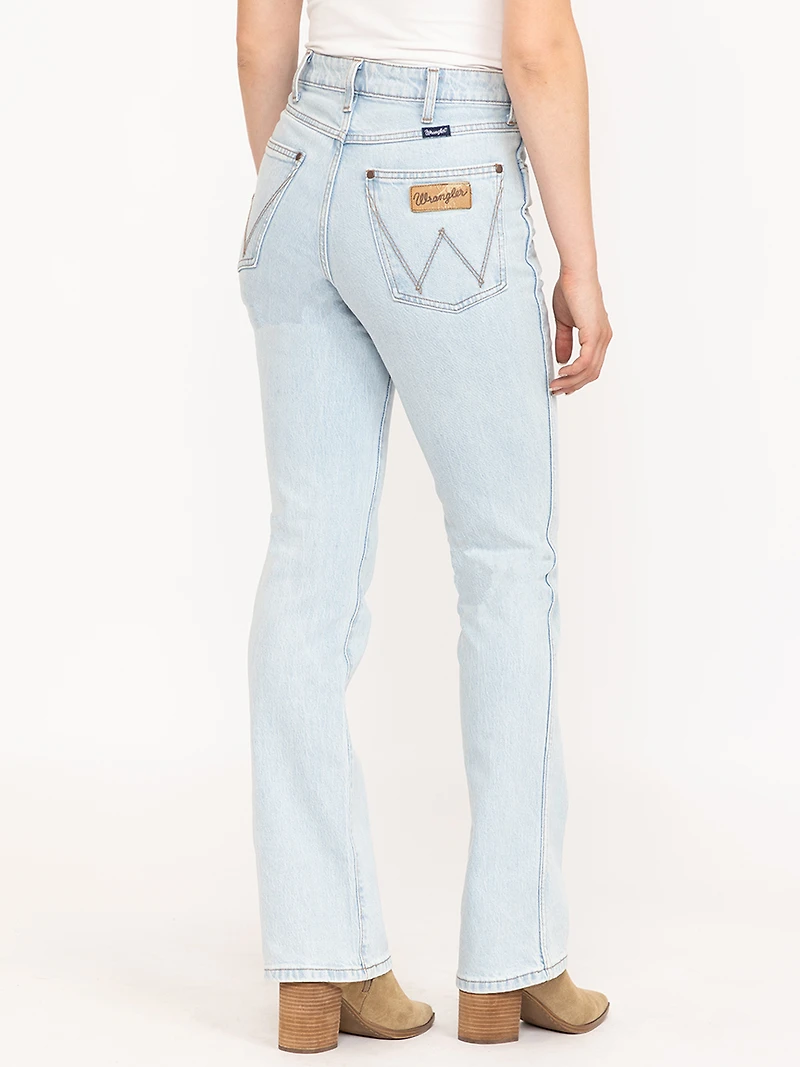 Women's Wrangler Retro Bailey High Rise Light Wash Bootcut Jean