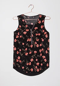 Women's Half Zip Tank