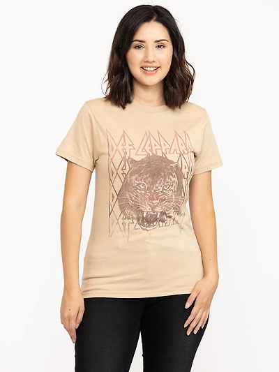 Women's Def Leppard Crew Neck Tee