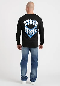 Men's Long Sleeve Skull Tee