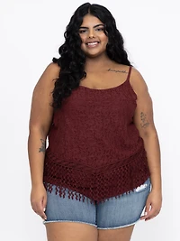 Women's Fringe Strappy Tank