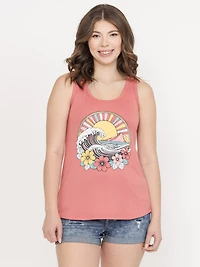 Women's Wave Scoop Neck Tank