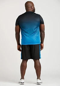 Men's Athletic Ombre Crew Neck Tee
