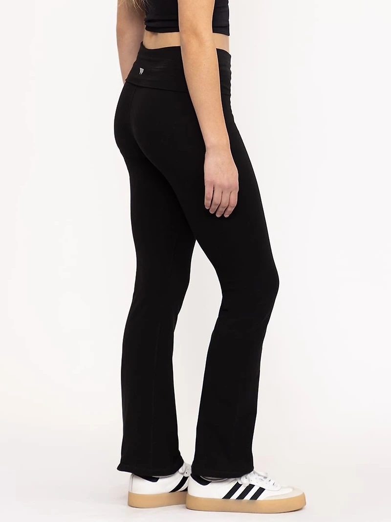 Women's Fold Over Waist Yoga Pant