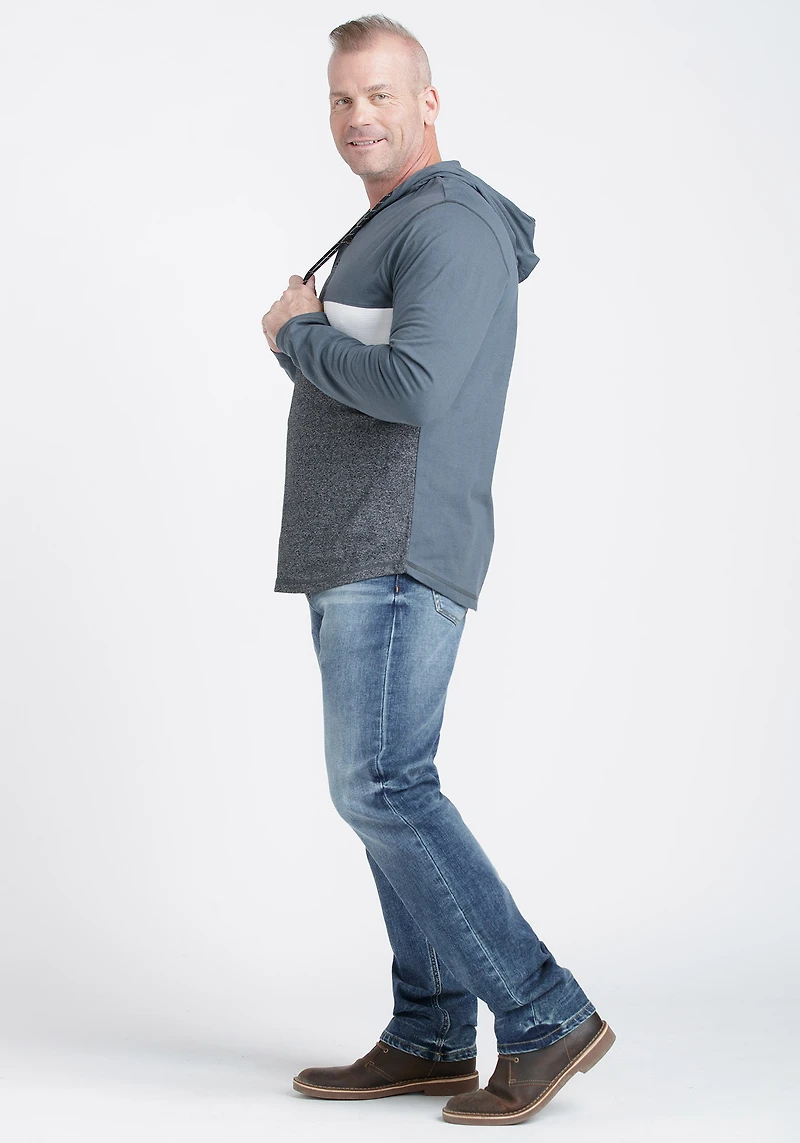 Men's Everyday Hooded Colour Block Tee