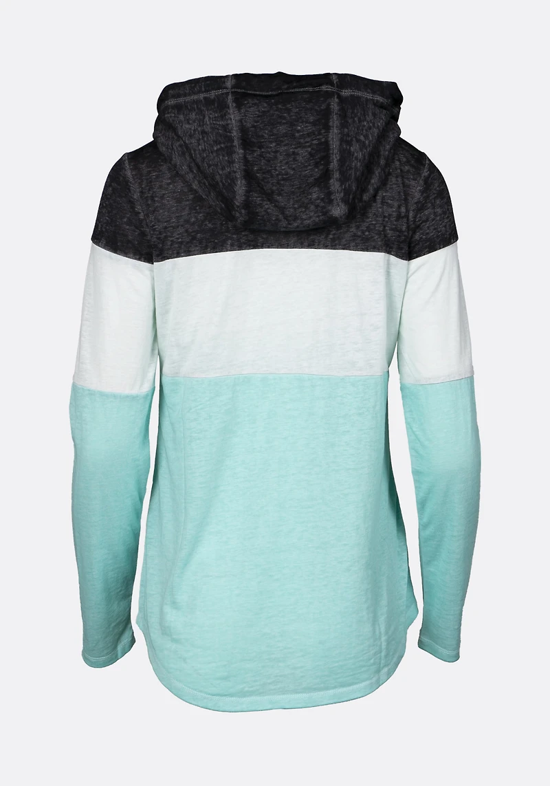 Women's Colour Block Hoodie