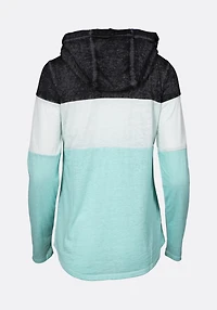 Women's Colour Block Hoodie