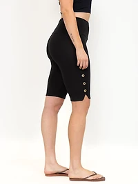 Women's Side Button Bike Short