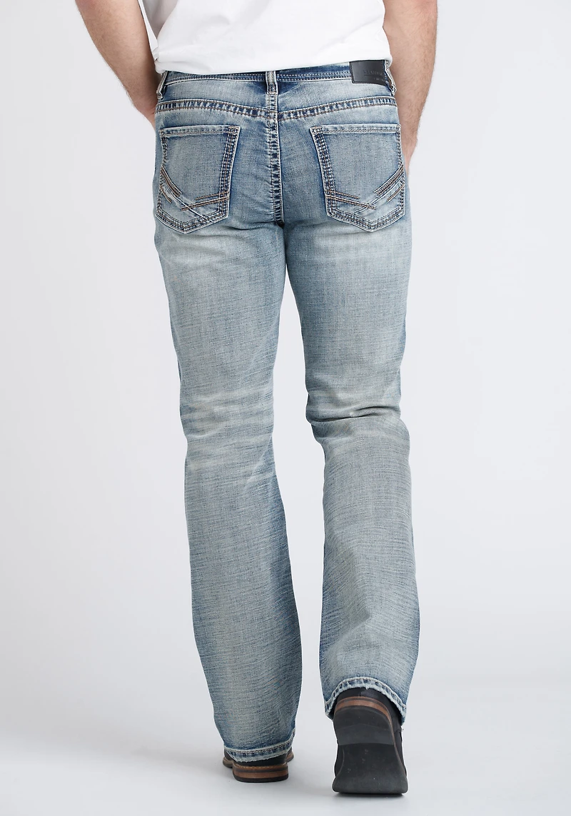 Men's Light Wash Classic Bootcut Jeans