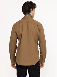 Men's Solid Washed Shirt