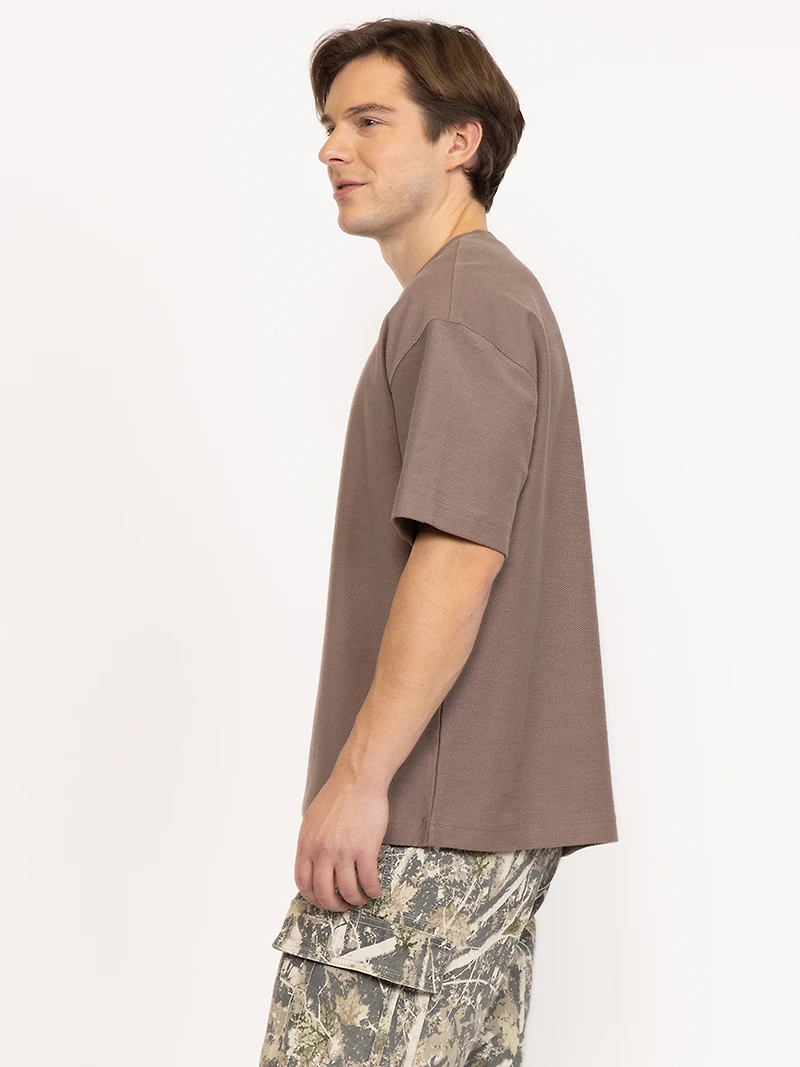 Men's Textured Boxy Tee