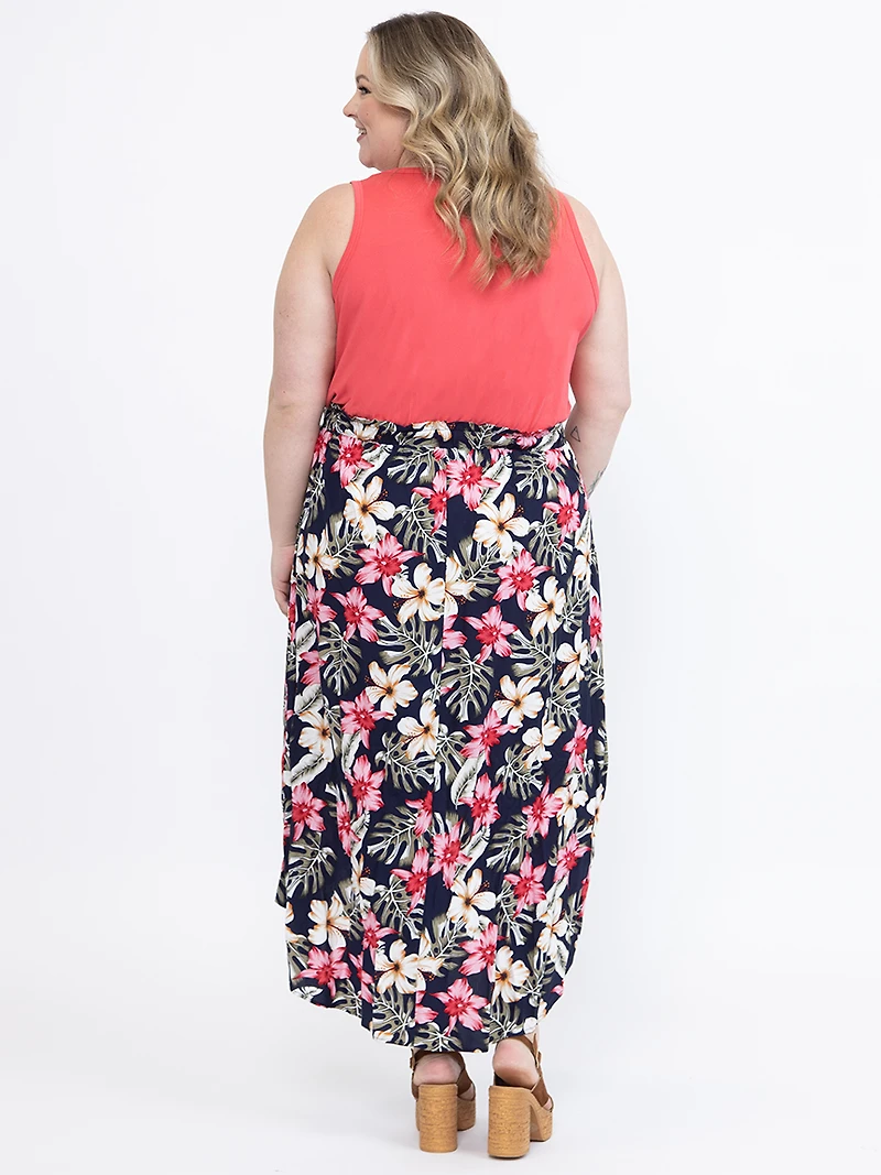 Women's Wrap Midi Dress
