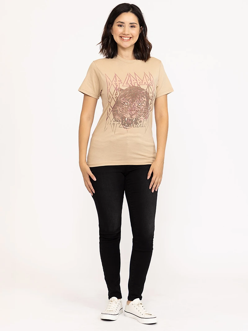 Women's Def Leppard Crew Neck Tee