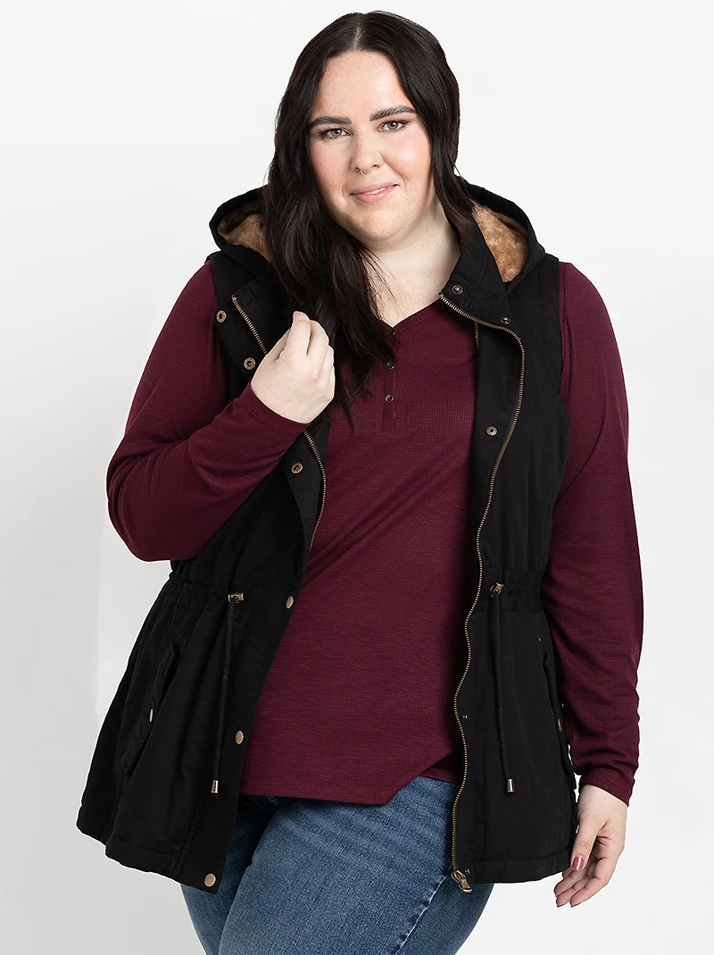 Women's Hooded Anorak Vest