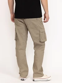 DNM WORKS Men's Khaki Cargo Sneaker Pant