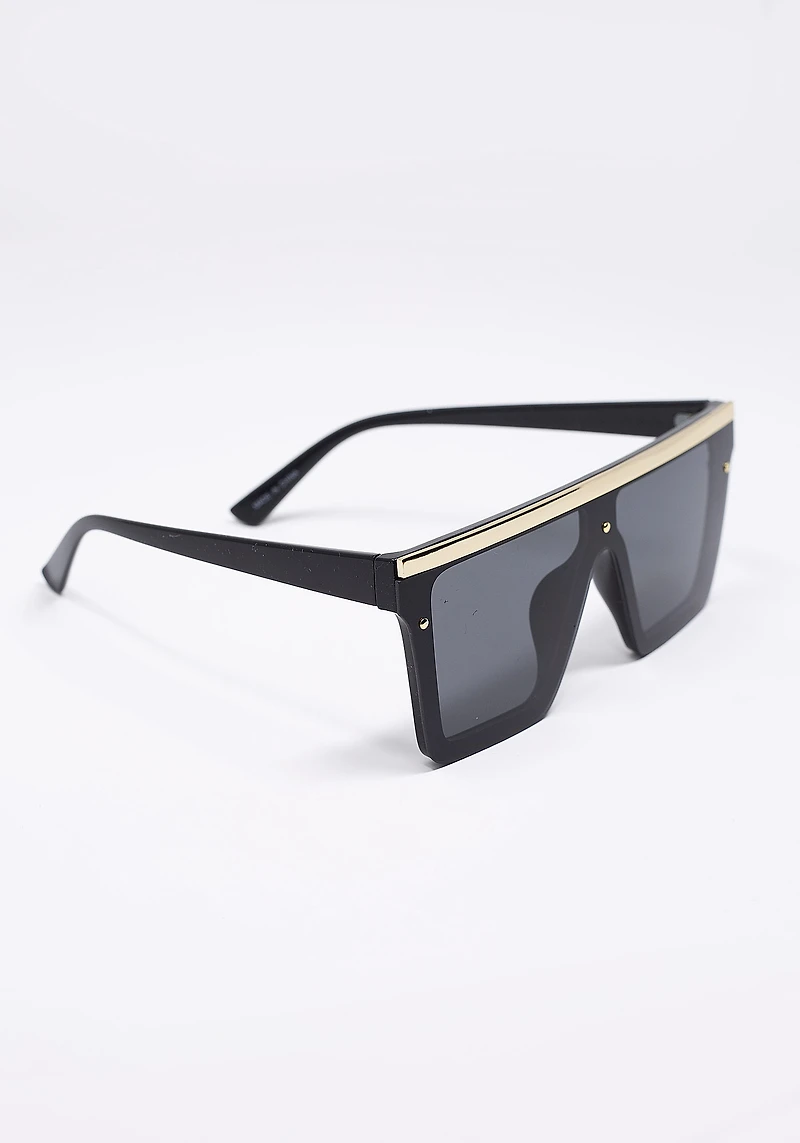 Women's Plastic Shield Sunglasses