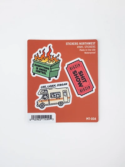 Dumpster Fire Stickers