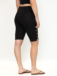 Women's Side Button Bike Short