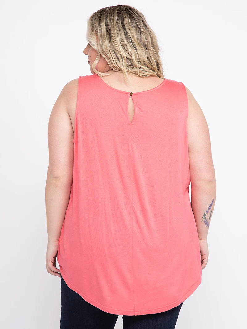 Women's Crochet Neck Tank