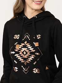 Women's Foil Geo Hoodie