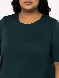 Women's Crew Neck Legging Tunic Tee