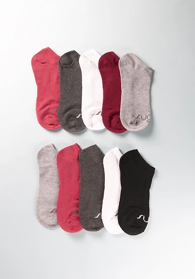 Women's 10 Pack Sugar Socks