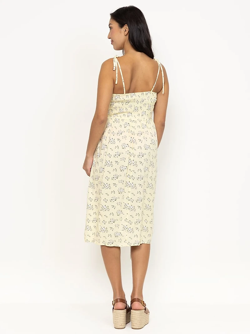 Women's Ditsy Floral Midi Dress