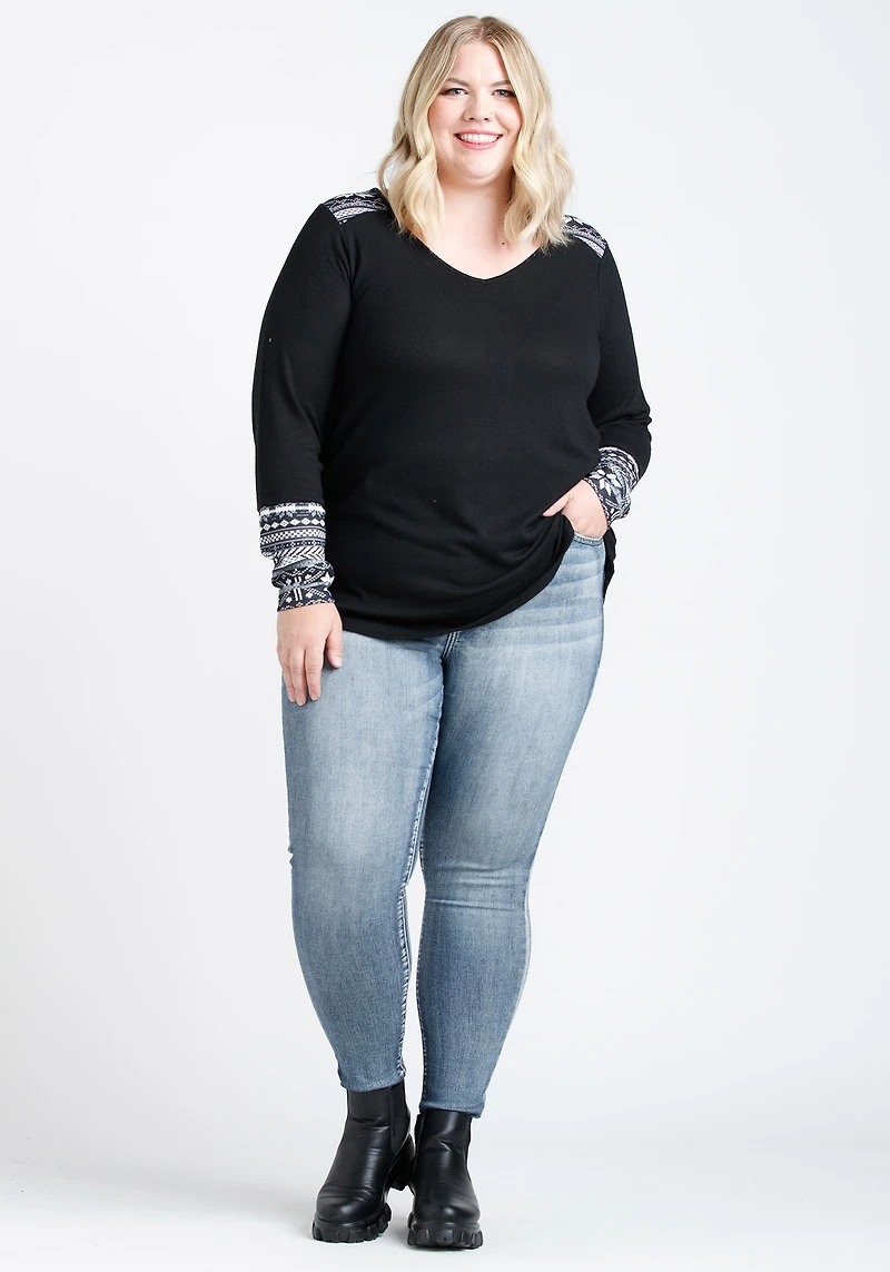 Women's Fair Isle Tunic Top