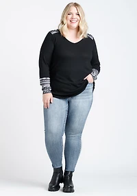 Women's Fair Isle Tunic Top