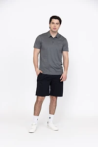 Men's Active Textured Polo Shirt