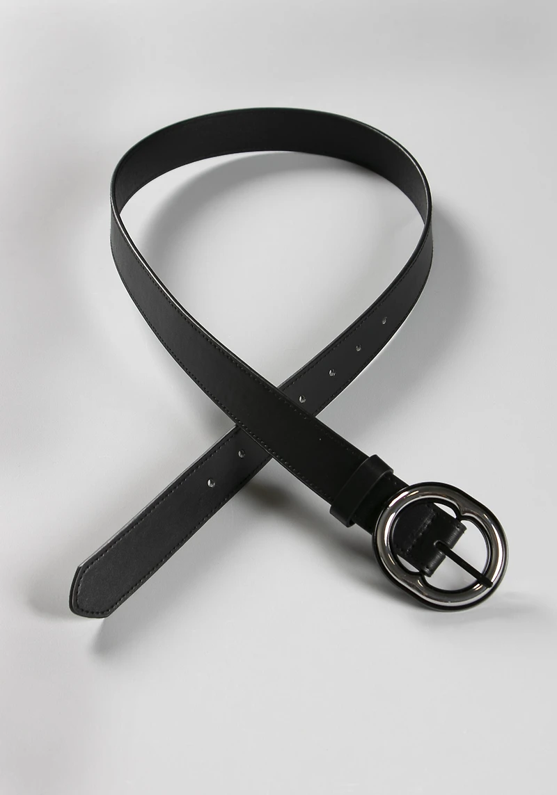 Women's Oval Buckle Belt