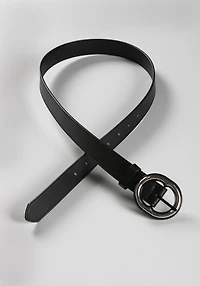Women's Oval Buckle Belt